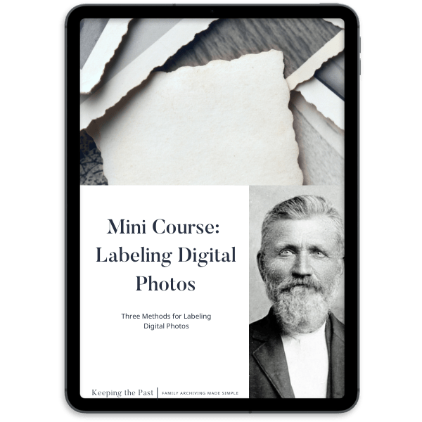 Mini Course: Labeling Digital Photos