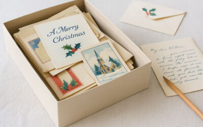 What to Do with Old Christmas Cards and Family Letters