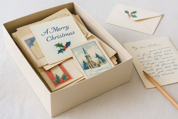 What to Do with Old Christmas Cards and Family Letters